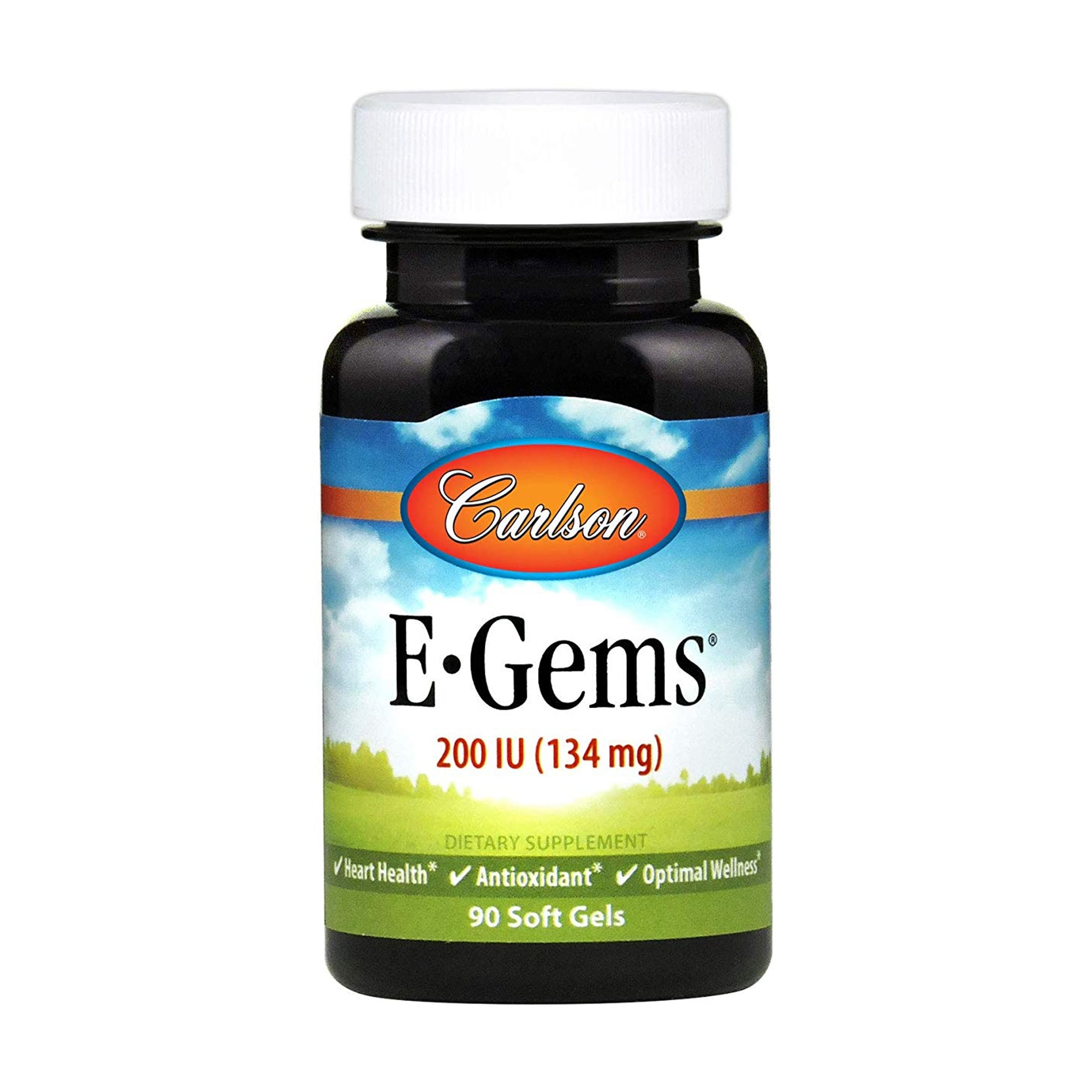 Вітамін Е Carlson Labs E-Gems 200 МО, 90 гелевих капсул