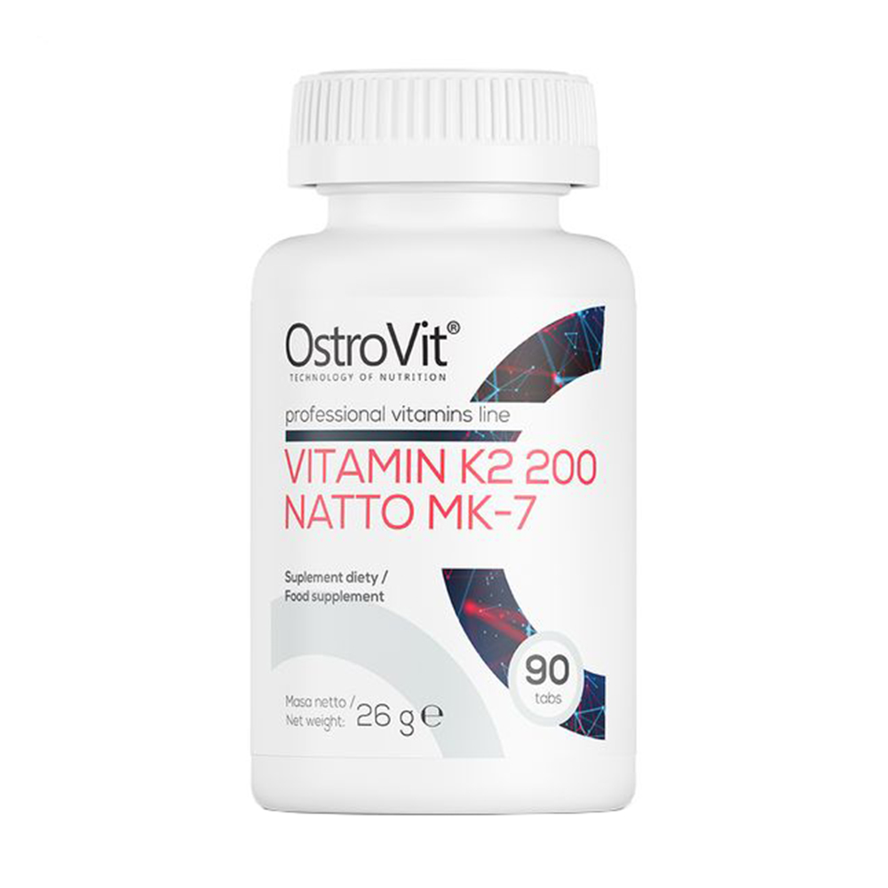 Вітамін K2 OstroVit Vitamin K2 200 Natto MK-7, 90 таблеток